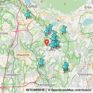 Mappa Via Ticino, 22063 Cantù CO, Italia (3.04583)