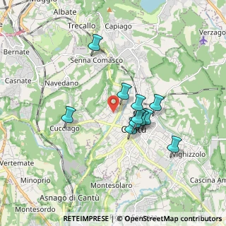 Mappa Via Ticino, 22063 Cantù CO, Italia (1.40636)