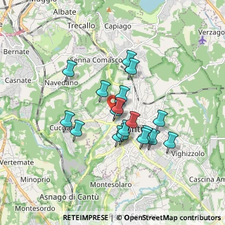 Mappa Via Ticino, 22063 Cantù CO, Italia (1.40056)
