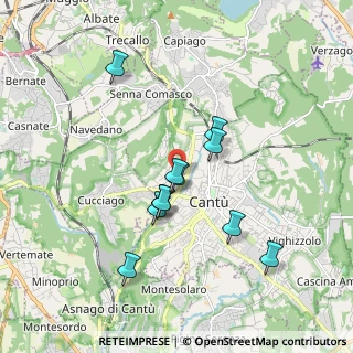 Mappa Via Ticino, 22063 Cantù CO, Italia (1.58182)