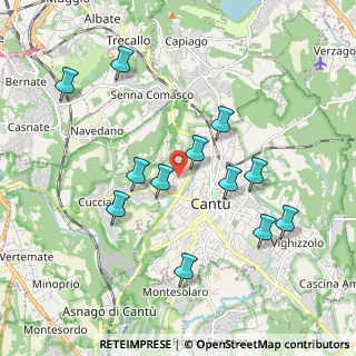 Mappa Via Ticino, 22063 Cantù CO, Italia (1.885)