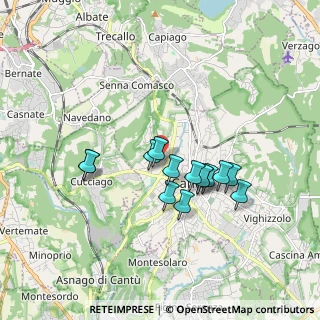 Mappa Via Ticino, 22063 Cantù CO, Italia (1.45429)