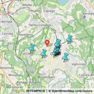 Mappa Via Ticino, 22063 Cantù CO, Italia (1.22462)