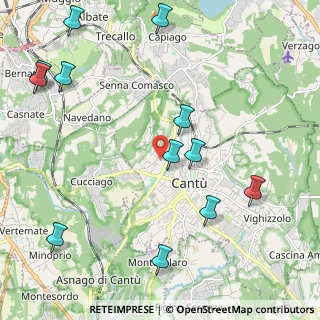 Mappa Via Ticino, 22063 Cantù CO, Italia (2.66917)