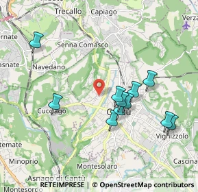 Mappa Via Ticino, 22063 Cantù CO, Italia (1.79182)