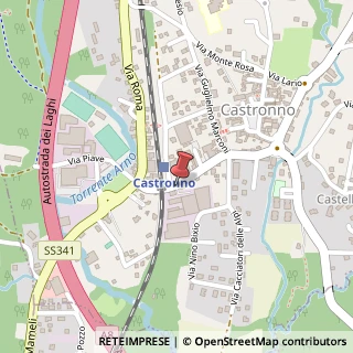 Mappa Via Cavour, 8, 21040 Castronno, Varese (Lombardia)