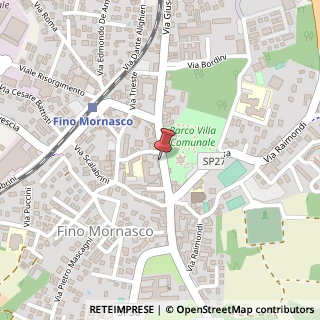 Mappa Via Garibaldi, 91, 22073 Fino Mornasco, Como (Lombardia)