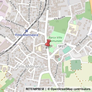 Mappa Via Garibaldi, 81, 22073 Fino Mornasco, Como (Lombardia)
