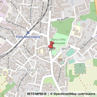 Mappa Via Garibaldi, 81, 22073 Fino Mornasco, Como (Lombardia)