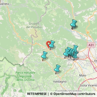 Mappa 36030 Valli del Pasubio VI, Italia (7.72818)