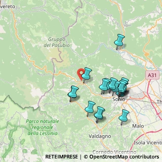 Mappa 36030 Valli del Pasubio VI, Italia (7.68737)