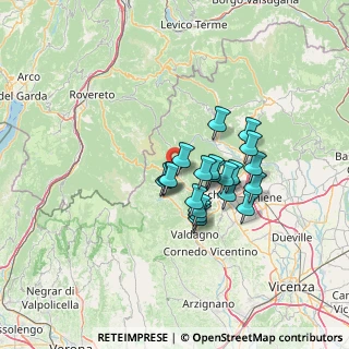 Mappa 36030 Valli del Pasubio VI, Italia (9.9065)