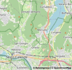 Mappa Via Canee, 21020 Mercallo VA, Italia (3.03308)