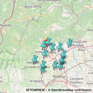 Mappa Via Thiene, 36013 Piovene Rocchette VI, Italia (13.27714)