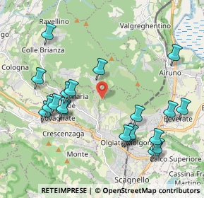Mappa Via Don O. Bolgeni, 24030 Carvico BG, Italia (2.2135)