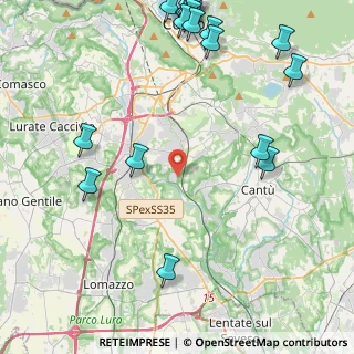 Mappa Via Campania, 22073 Fino Mornasco CO, Italia (6.146)