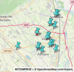 Mappa S.Andra' di, 31050 Povegliano TV, Italia (3.51333)