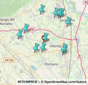 Mappa S.Andra' di, 31050 Povegliano TV, Italia (3.7525)