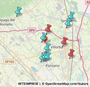 Mappa S.Andra' di, 31050 Povegliano TV, Italia (3.47636)