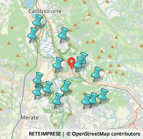 Mappa Via S. Caterina da Siena, 24034 Cisano Bergamasco BG, Italia (3.70333)