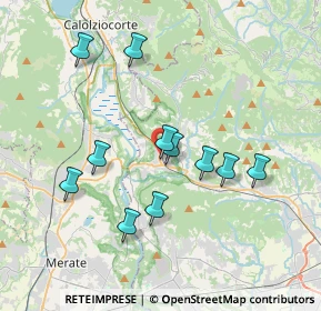 Mappa Via S. Caterina da Siena, 24034 Cisano Bergamasco BG, Italia (3.45727)
