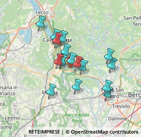 Mappa Via S. Caterina da Siena, 24034 Cisano Bergamasco BG, Italia (5.66813)