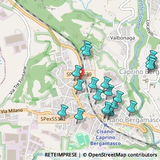 Mappa Via S. Caterina da Siena, 24034 Cisano Bergamasco BG, Italia (0.553)
