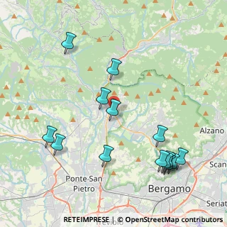 Mappa Viale Italia, 24010 Almè BG, Italia (4.67143)
