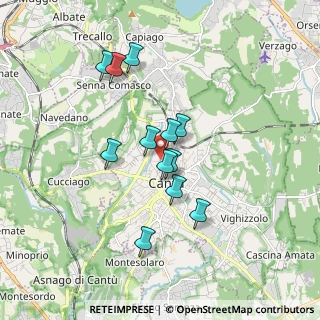 Mappa Via A. Saffi, 22063 Cantù CO, Italia (1.445)