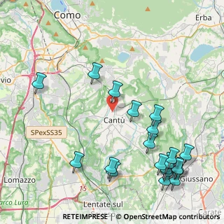 Mappa Via A. Saffi, 22063 Cantù CO, Italia (5.2615)