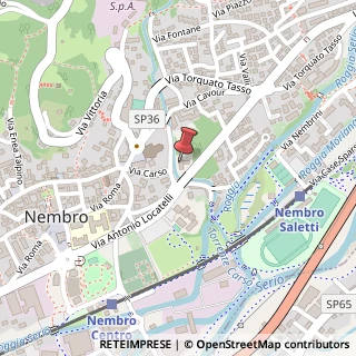 Mappa Via Carso, 11, 24027 Nembro, Bergamo (Lombardia)