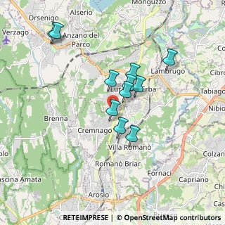 Mappa Via Umberto Maddalena, 22040 Lurago D'erba CO, Italia (1.50818)