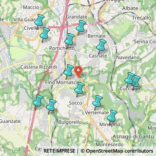 Mappa Via Giotto, 22073 Fino Mornasco CO, Italia (2.31077)