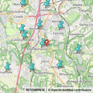 Mappa Via Giotto, 22073 Fino Mornasco CO, Italia (2.64727)