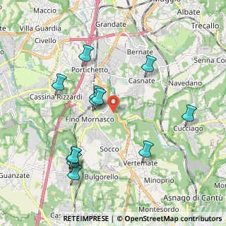 Mappa Via Giotto, 22073 Fino Mornasco CO, Italia (2.05583)