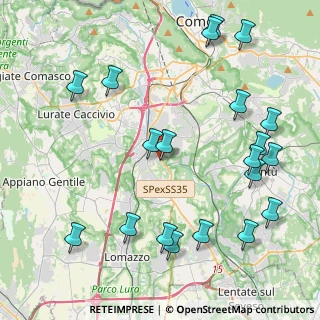 Mappa Via Giotto, 22073 Fino Mornasco CO, Italia (5.1355)