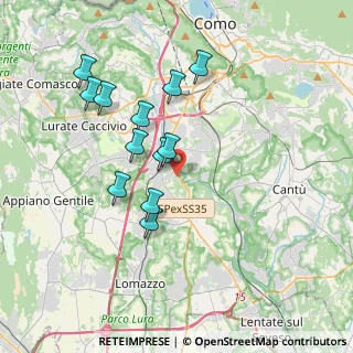 Mappa Via Giotto, 22073 Fino Mornasco CO, Italia (3.3825)