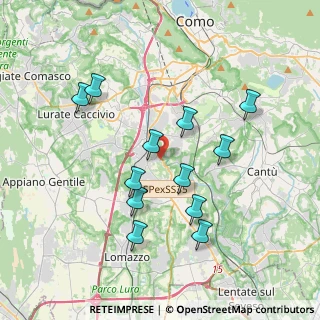 Mappa Via Giotto, 22073 Fino Mornasco CO, Italia (3.56)
