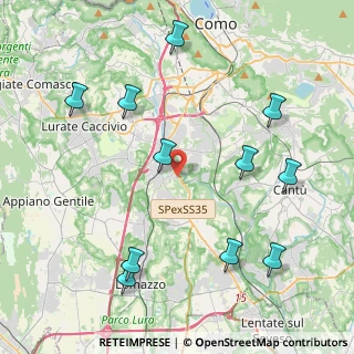 Mappa Via Giotto, 22073 Fino Mornasco CO, Italia (4.85455)