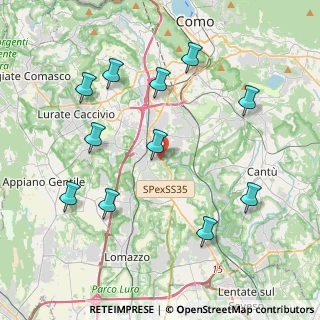 Mappa Via Giotto, 22073 Fino Mornasco CO, Italia (4.35091)