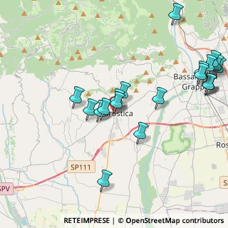 Mappa Via Stazione, 36063 Marostica VI, Italia (4.6965)
