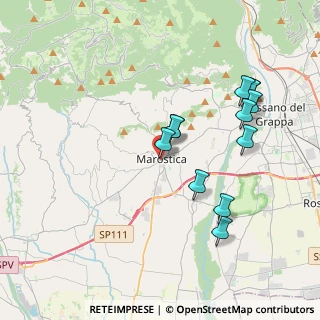 Mappa Via Stazione, 36063 Marostica VI, Italia (3.69083)