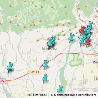 Mappa Via Stazione, 36063 Marostica VI, Italia (5.2125)