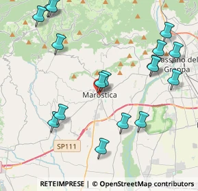Mappa Via Stazione, 36063 Marostica VI, Italia (4.72118)