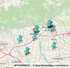 Mappa Via Stazione, 36063 Marostica VI, Italia (6.25583)