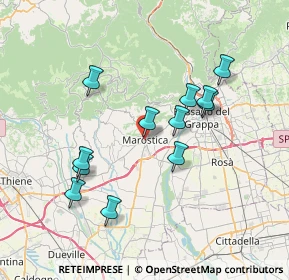Mappa Via Stazione, 36063 Marostica VI, Italia (6.78833)