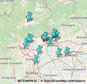 Mappa Via Stazione, 36063 Marostica VI, Italia (10.70867)
