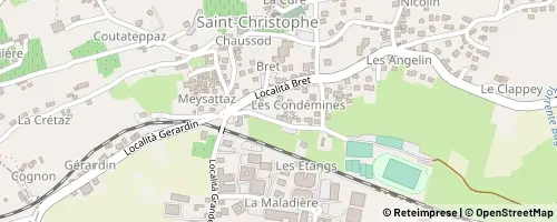 Mappa Saint-Christophe