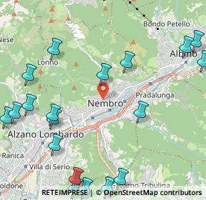 Mappa Via E. Talpino, 24027 Nembro BG, Italia (2.9875)