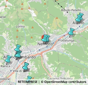 Mappa Via E. Talpino, 24027 Nembro BG, Italia (2.67)